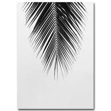 Small Black And White Canvas Prints Wall Canvas Art Canvas Print Waterproof Ink Perfect Solution For Small Or Large Spaces Home Black And White Wall Art Black And White Leaves White Wall Art