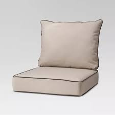 Rolston 2pc Outdoor Replacement Chair Cushion Set Beige Brown Haven Way In 2020 Outdoor Chair Cushions Replacement Chair Cushions Chair Cushions