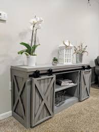 Farmhouse Cabinet With Sliding Barn Door Local Pickup Etsy In 2020 Modern Farmhouse Furniture Farmhouse Console Table Farmhouse Cabinets
