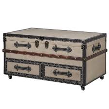 Plus, it's sure to stand out with metal hardware for a twist that's both worldly and. Trunk Style Coffee Table