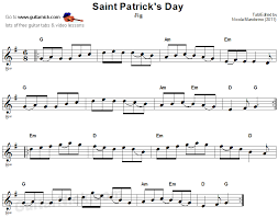 Posted mar 17, 2017, 21 tabs. Saint Patrick S Day Jig Sheet Music Guitar Tab Guitarnick Com