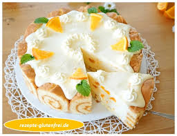 600 ml schlagsahne, 3 päckchen vanillezucker und 3 päckchen sahnesteif steif schlagen und alles auf die mandarinen geben und. Orangen Mandarinen Sahnetorte Tanja S Glutenfreies Kochbuch