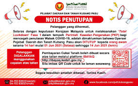 Pejabat daerah dan tanah kota setar. Ebayaran Cukai Tanah Kedah