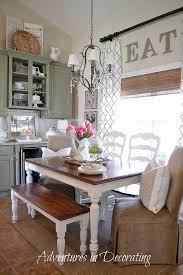 A Little Spring In The Breakfast Area Dining Room Design Farmhouse Dining Room Home Decor