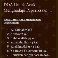 Doa untuk anak menghadapi peperiksaan. 6 Doa Ringkas Boleh Diamalkan Untuk Anak Menghadapi Peperiksaan D Teacher Collection Group