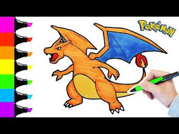 Charizard charmeleon pokemon coloring pages. Coloring Pages Pokemon Charmander Charmeleon And Charizard Colouring For Children Youtube