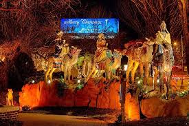 To This Day Gordon Has Not Received Any Recognition For His Creation The Nativity Scene Holiday Lights Display Holiday Lights Christmas Display