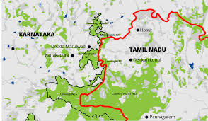 Tamil nadu map, satellie view. Wild Elephant Deaths Shoot Up Without Dedicated Corridors The Federal
