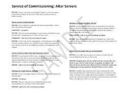 This description should specify the role, expectations, responsibilities, and duties of a waitress, waiter, or server in the hiring restaurant so job seekers can get a better understanding of what the position entails, what they can expect during their shift, and whether the opportunity is a fit for their skillset and career goals. Https Niagaraanglican Ca Ministry Docs Guild Service Of Commissioning Pdf