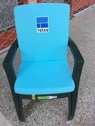 Nakisli Sandalye Minderi Turkuaz Mavi