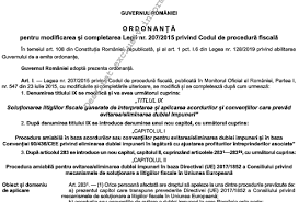 Maybe you would like to learn more about one of these? Og Nr 19 2019 Modificarea È™i Completarea Legii Nr 207 2015 Privind Codul De ProcedurÄƒ FiscalÄƒ Cabinetexpert Ro Blog Contabilitate