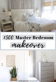 But of course giving your room a makeover can be very expensive! One Room Challenge Reveal 500 Master Bedroom Update On A Budget Hello Central Avenue