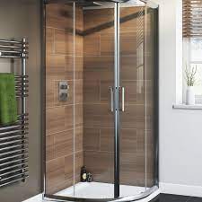 Cooke Lewis Nadina Quadrant Shower Enclosure Tray Waste W 900mm D 900mm Rooms Diy At B Q Quadrant Shower Shower Enclosure Shower Cubicles