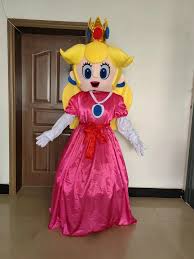 Princess Peach Mascot Costume Mushroom Halloween Christmas Birthday Party  Cosplay Anime Performance Props Costume - AliExpress