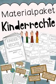 Kinderrechte Material Grundschule Materialpaket Mit Forscherheft Stationen Bildkarten In 2020 Kinderrechte Grundschule Experiment Grundschule