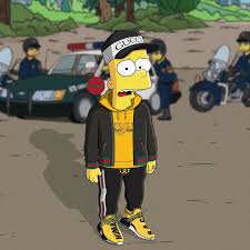 Bart has also been on the cover on numerous comics, such as critical hit, simpsons treasure trove #11, and winter wingding. List Of Pinterest Maggi Simpson Wallpaper Iphone Images Bart Simpson Human Race 1080x1080 Wallpaper Teahub Io