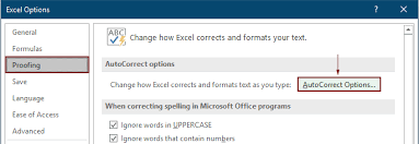 How To Create And Insert An Auto Text Entry In Excel