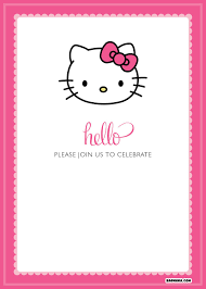 Hello Kitty Birthday Card Printable Free Free Printable Hello Kitty Birthday Invitations Bagvania Free Printable Invitation Hello Kitty Invitations Hello Kitty Birthday Invitations Hello Kitty Party