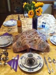 Sunflower Shabbos Table Shabbos Table Shabbos Shabbat