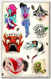 Tattoos Beetlejuice Tattoo Tim Burton Tattoo Flash Tattoo