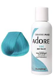 Unfollow permanent blue hair color to stop getting updates on your ebay feed. Adore Semi Permanent Hair Dye Sky Blue 118ml