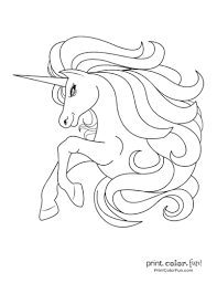 Cornus is a mythological creature in the form of a horse with a horn on the. Top 100 Magical Unicorn Coloring Pages The Ultimate Free Printable Collection Print Color Fun