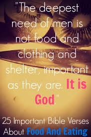 25 Important Bible Verses About Food And Eating Good Health