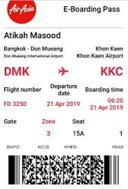 Panduan lengkap membeli tiket online kapal terbang airasia melalui aplikasi airasia. Airasia Flight Ticket Example United Airlines And Travelling