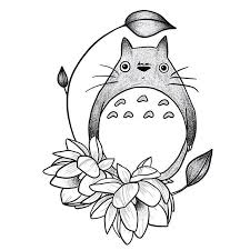 Sketch Illustration Drawing Visualarts Clip Art Line Art Ink Design Photo By Eva Svartur Follow Extremege Totoro Drawing Totoro Art Ghibli Artwork