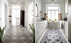 Dans Les Pieces En Longueur Le Carreau De Ciment Habille L Espace Avec Un Cachet Incomparable Carreaux Ciment Maison Carreau De Ciment