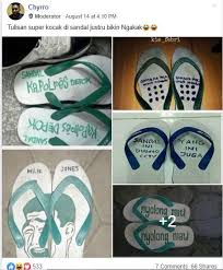 Nggak Ada Yang Berani Nyuri Inilah 7 Kreasi Kocak Sandal Jepit Hitekno Com