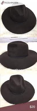 American Eagle Brown Wool Wide Brim Hat Great Condition Worn Few Times Rug Sheds So I Will Tape Roller Before Shipp Brown Hats Wide Brim Hat Accessories Hats