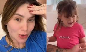Virginia Se Emociona ao Ver a Filha Imitando Seus Vídeos