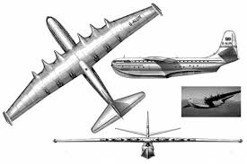 Powered by six bristol proteus turboprop engines, it featured a range of 9,210 kilometres and cruised at a 580 kilometres per hour. Blueprints Modern Airplanes Modern Sa St Saunders Roe Saro Sr 45 Princess