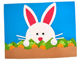 A choice of colour your own or 5 ready coloured onces! Easter Bunny Carrot Patch Craft Our Kid Things