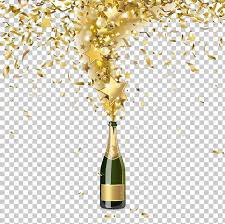 Champagne Bottle Confetti Illustration Png Alcoholic Drink Celebrate Celebration Celebrations Champagne Glass Champagne Champagne Bottle Free Clip Art
