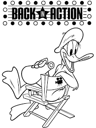 This gregarious, yet lovable bunny always manages to win, no matter whom he is fighting with and what. Daffy Duck Coloring Pages To Print Coloring And Malvorlagan