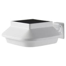 White Solar Powered Led Gutter Wall Lightcool White Green Appliances Wall Lights Diy Outdoor Wall Lighting
