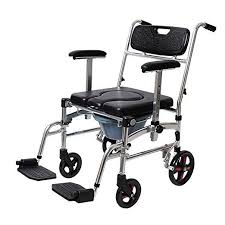Bedroom commode chair are made with reasonable care and all these are nature friendly. Amazon Com Commode Chair With Wheels Shower Chair Waterproof Aluminum Portable Bedside Commode Bath Toilet Chair Ad Shower Chair Commode Chair Toilet Chair