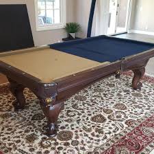 8 Foot World Of Leisure In Ladera Ranch California No It S Not Two Tone Pool Felt The Customer Wanted To See What The Navy Blu Play Pool Pool Table Game Room