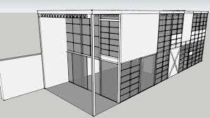 Modo Architectural Modeling The Charles Eames House In Sketchup 3d Warehouse Eames House Architecture Model House 3d Model