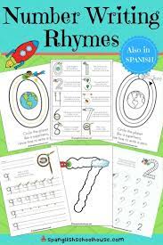 Number Writing Rhymes With Qr Code Videos Writing Numbers Alphabet Writing Practice Writing Practice