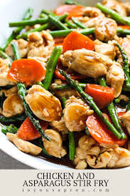 Chicken And Asparagus Stir Fry Easy Flavorful Joyous Apron Recipe Asparagus Stir Fry Recipes Healthy Recipes