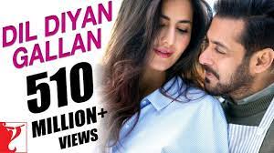 Dil Diyan Gallan Song Tiger Zinda Hai Salman Khan Katrina Kaif Atif Vishal Shekhar Irshad Youtube Katrina Kaif Lagu Salman Khan