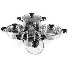 Overstock Com Online Shopping Bedding Furniture Electronics Jewelry Clothing More Cookware Set Stainless Steel Cookware Set Stainless Steel Cookware