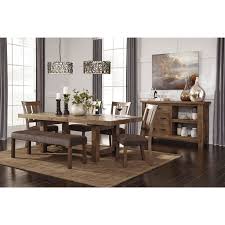Tamilo Gray Brown Rectangle Extension Dining Room Table Dining Table Signature Design By Ashley Grey Dining Room Dining Table In Kitchen Dining Room Sets