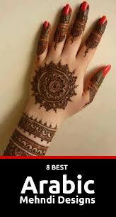 8 Simple Arabic Mehndi Designs For Beginners Round Mehndi Design Simple Arabic Mehndi Designs Simple Arabic Mehndi