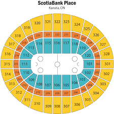 Interpretive Scotiabank Place Ottawa Concert Seating Chart