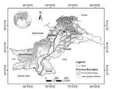 Map Of Pakistan Indicating The Swan River At General Trunk