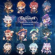 Genshin Impact Charms Miel Bobae Miel Bobae In 2021 Charmed Acrylic Charms Impact